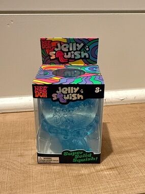 NIB NeeDoh jellyfish jelly squish - Blue